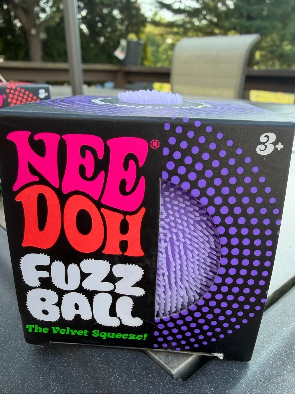 NeeDoh Fuzz Ball  - Purple